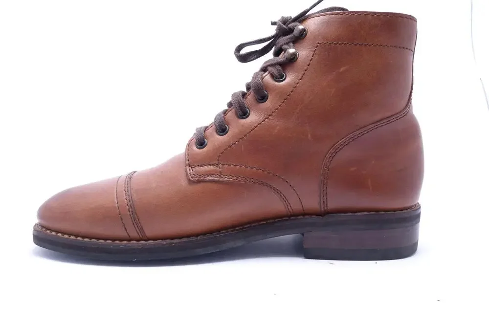 Thursday Boot Co Boots Mens Size 8 Brown Leather Combat Ankle Lace Up Everyday